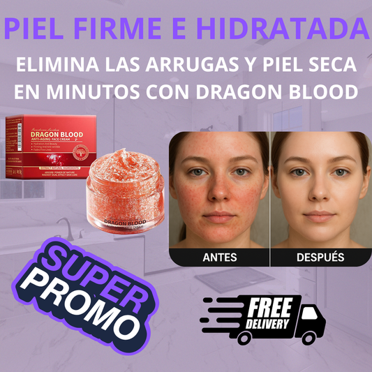 ¡10 Años Menos! Crema Rejuvenecedora de Sangre de Dragon