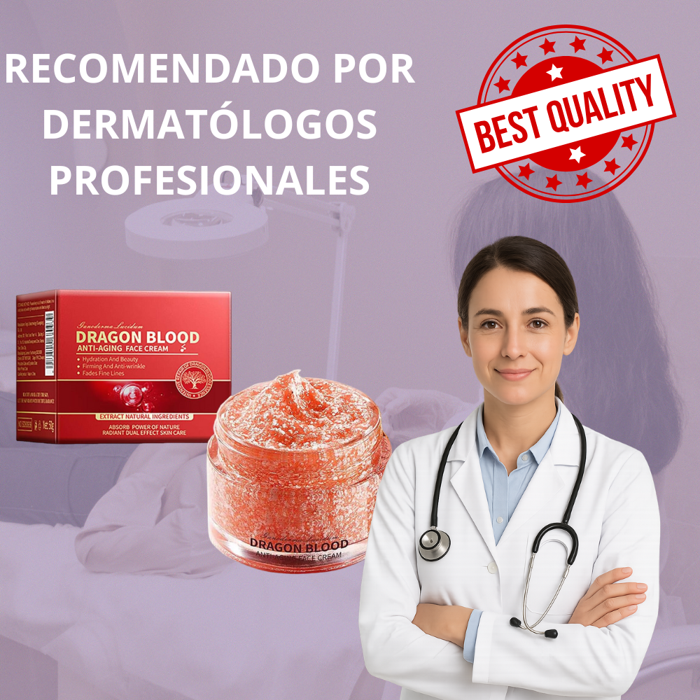 ¡10 Años Menos! Crema Rejuvenecedora de Sangre de Dragon