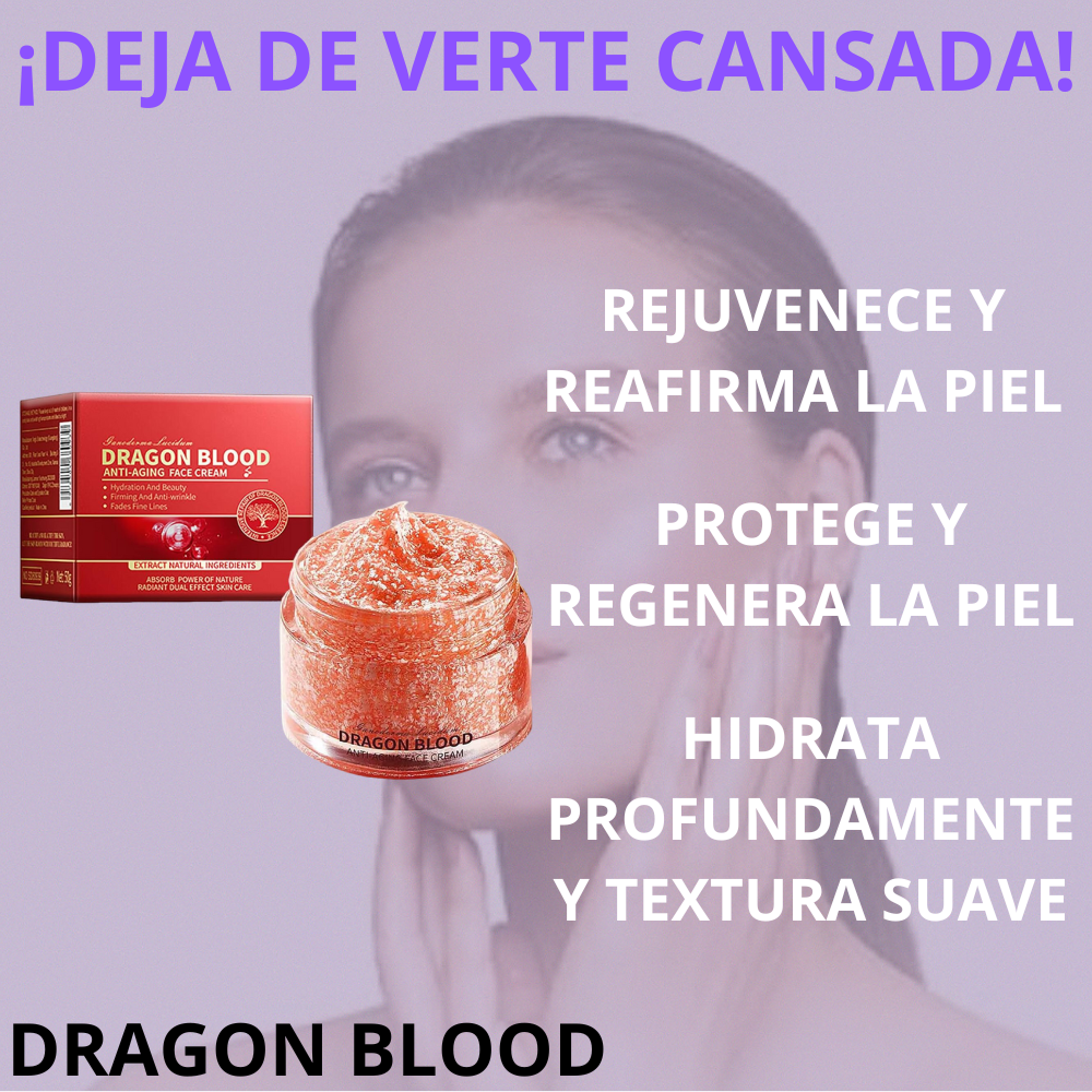 ¡10 Años Menos! Crema Rejuvenecedora de Sangre de Dragon