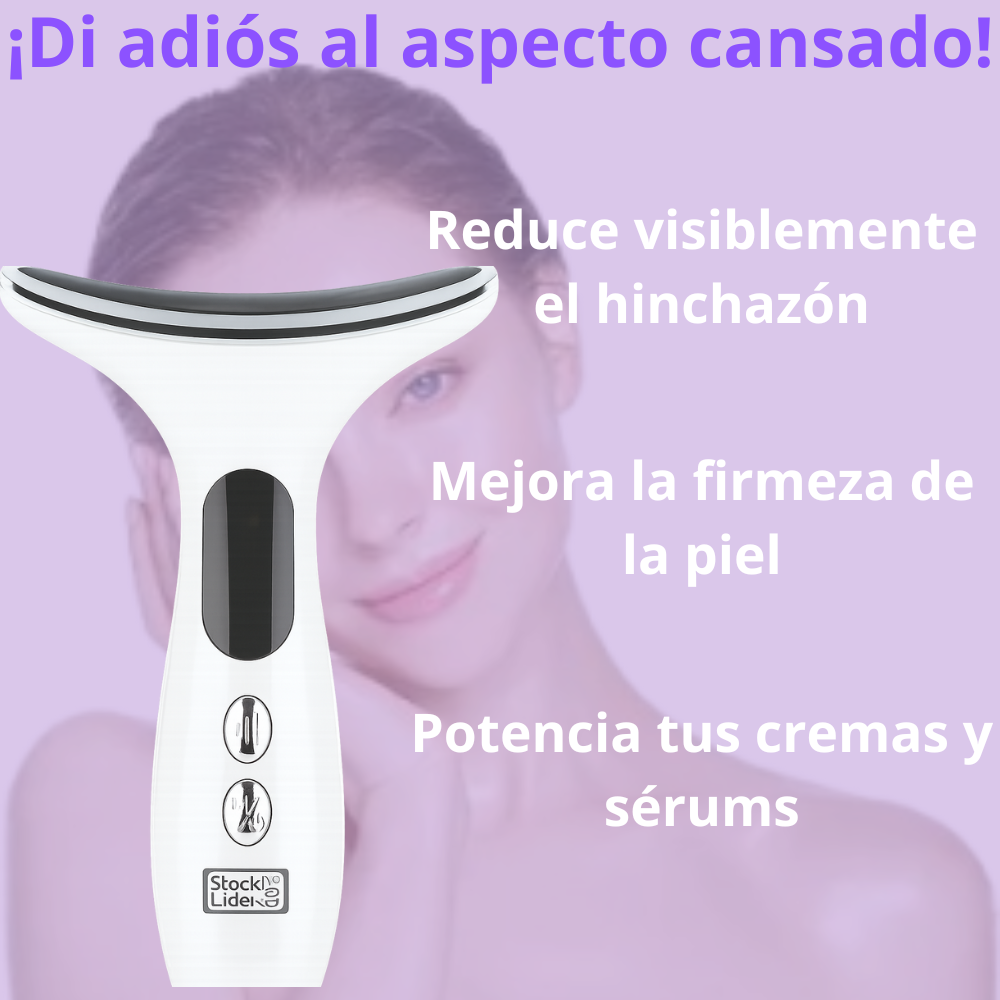 Masajeador facial + ESPEJO LED de regalo