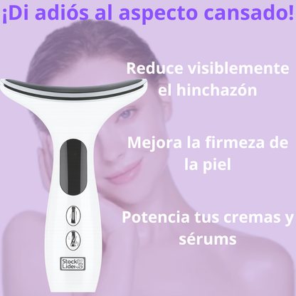 Masajeador facial + ESPEJO LED de regalo