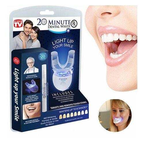 Kit Blanqueador Dental UV con luz LED para dientes más blancos y brillantes en casa