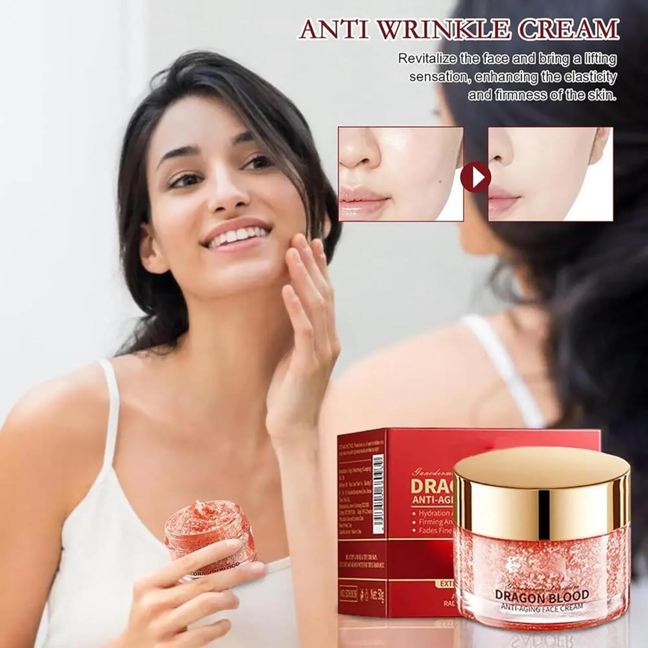 ¡10 Años Menos! Crema Rejuvenecedora de Sangre de Dragon